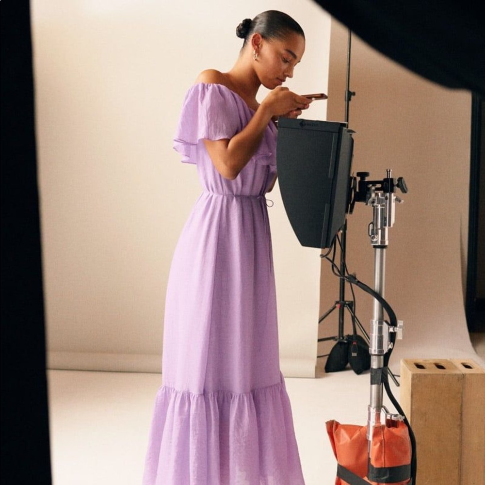Other stories purple maxi dress
